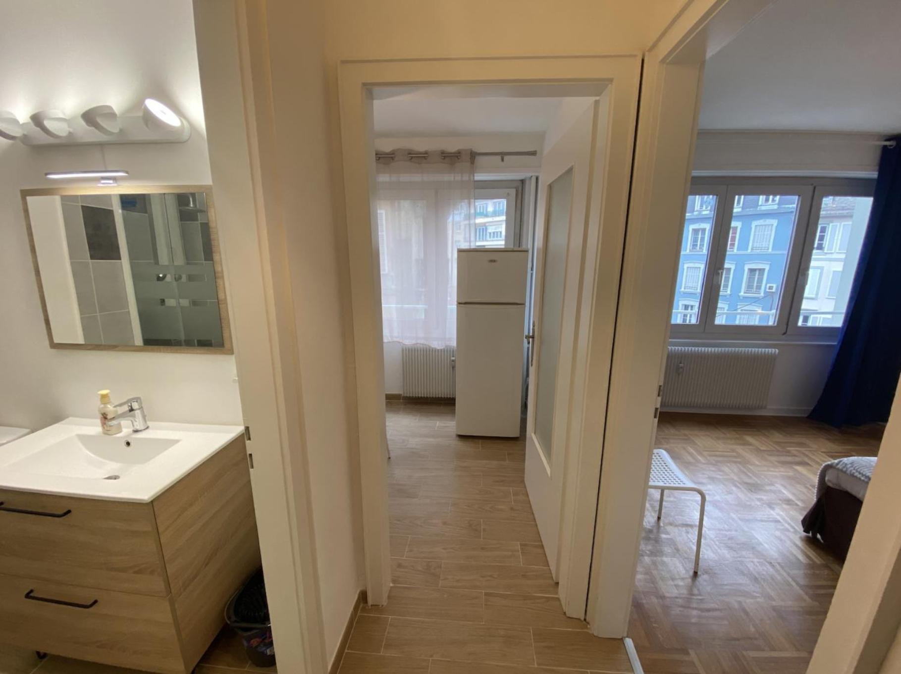 Appartement Gare Strasbourg Avec Parking Exterior foto